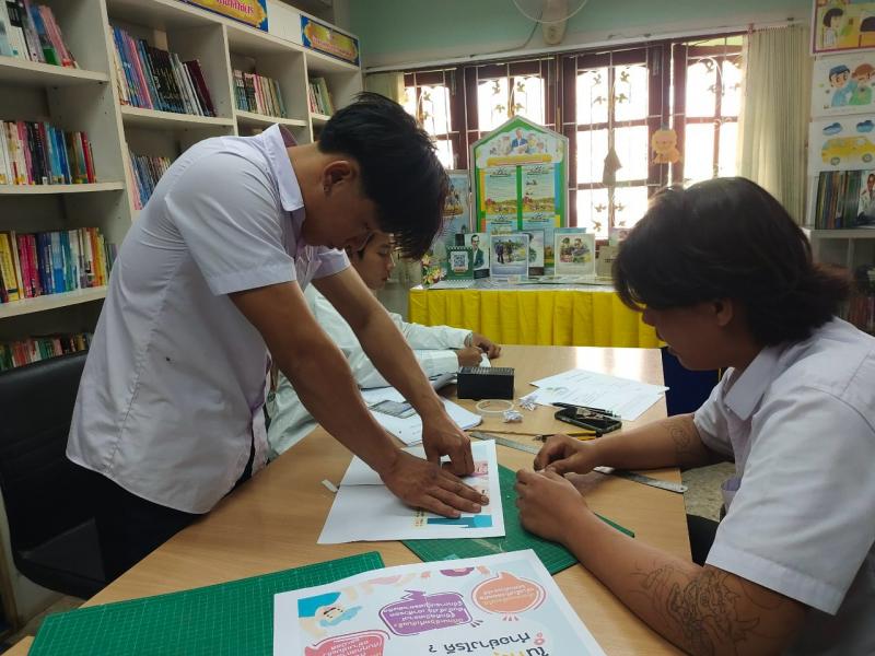 18. นักศึกษาทำ กพช. และดำเนินกิจกรรมคุณธรรม จริยธรรม และคุณลักษณะอันพึงประสงค์ วันที่ 10 มีนาคม 2568